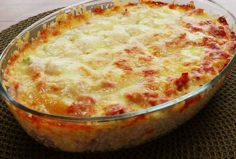 Arroz de forno cremoso
