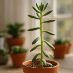 Por que minha suculenta está esticando demais