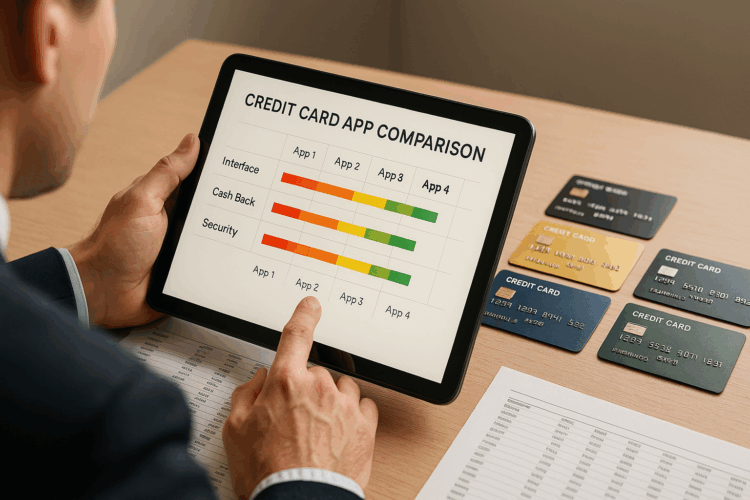 os 5 cartões com melhores aplicativos