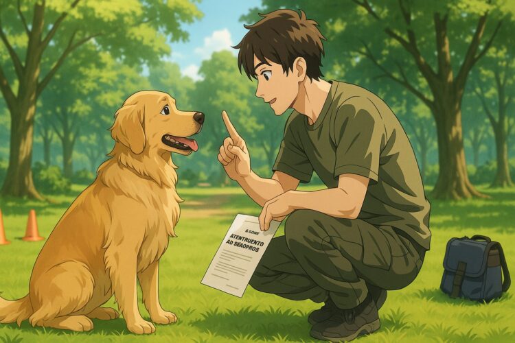 curso gratuito de adestramento de cães